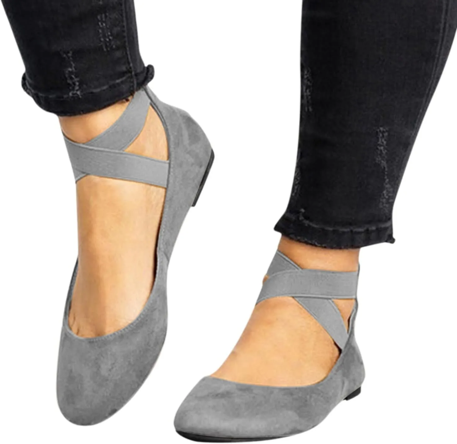 Aniywn Women's Ballet Flats Shoes Pointed-Toe Dress Work Flats Office Shoes Shoes Comfortable Ballet Flat Loafers