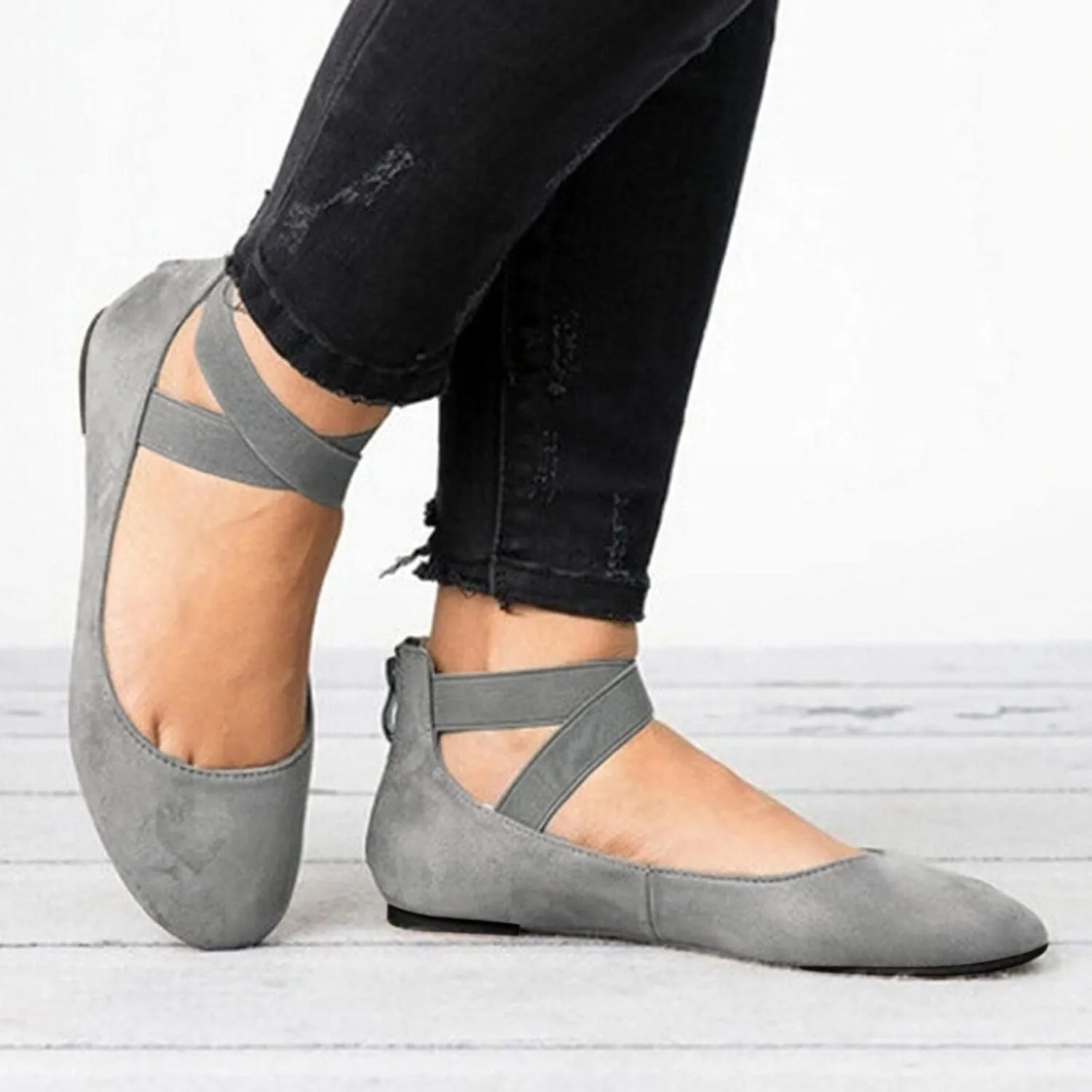 Aniywn Women's Ballet Flats Shoes Pointed-Toe Dress Work Flats Office Shoes Shoes Comfortable Ballet Flat Loafers