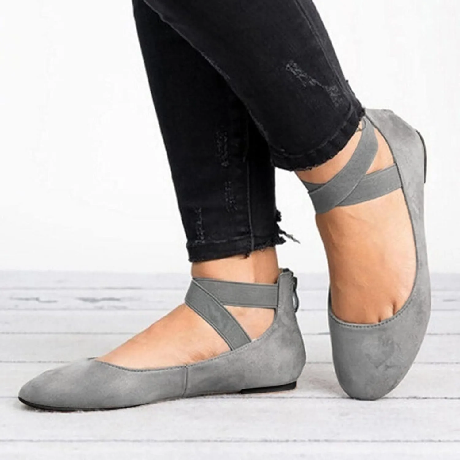 Aniywn Women's Ballet Flats Shoes Pointed-Toe Dress Work Flats Office Shoes Shoes Comfortable Ballet Flat Loafers