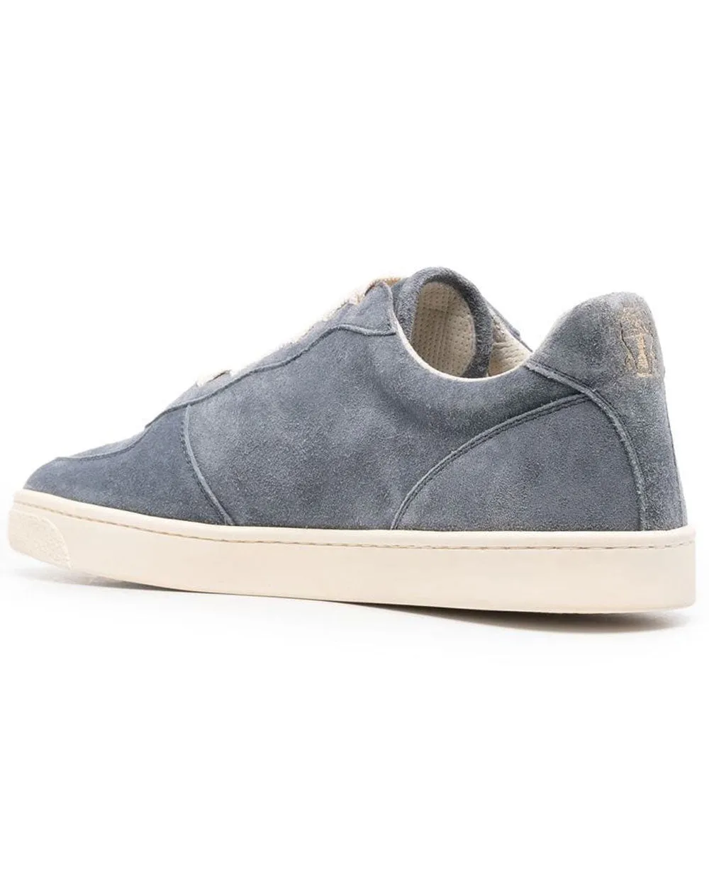 Blue Suede Low Top Sneaker