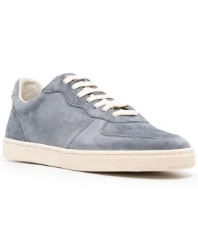 Blue Suede Low Top Sneaker