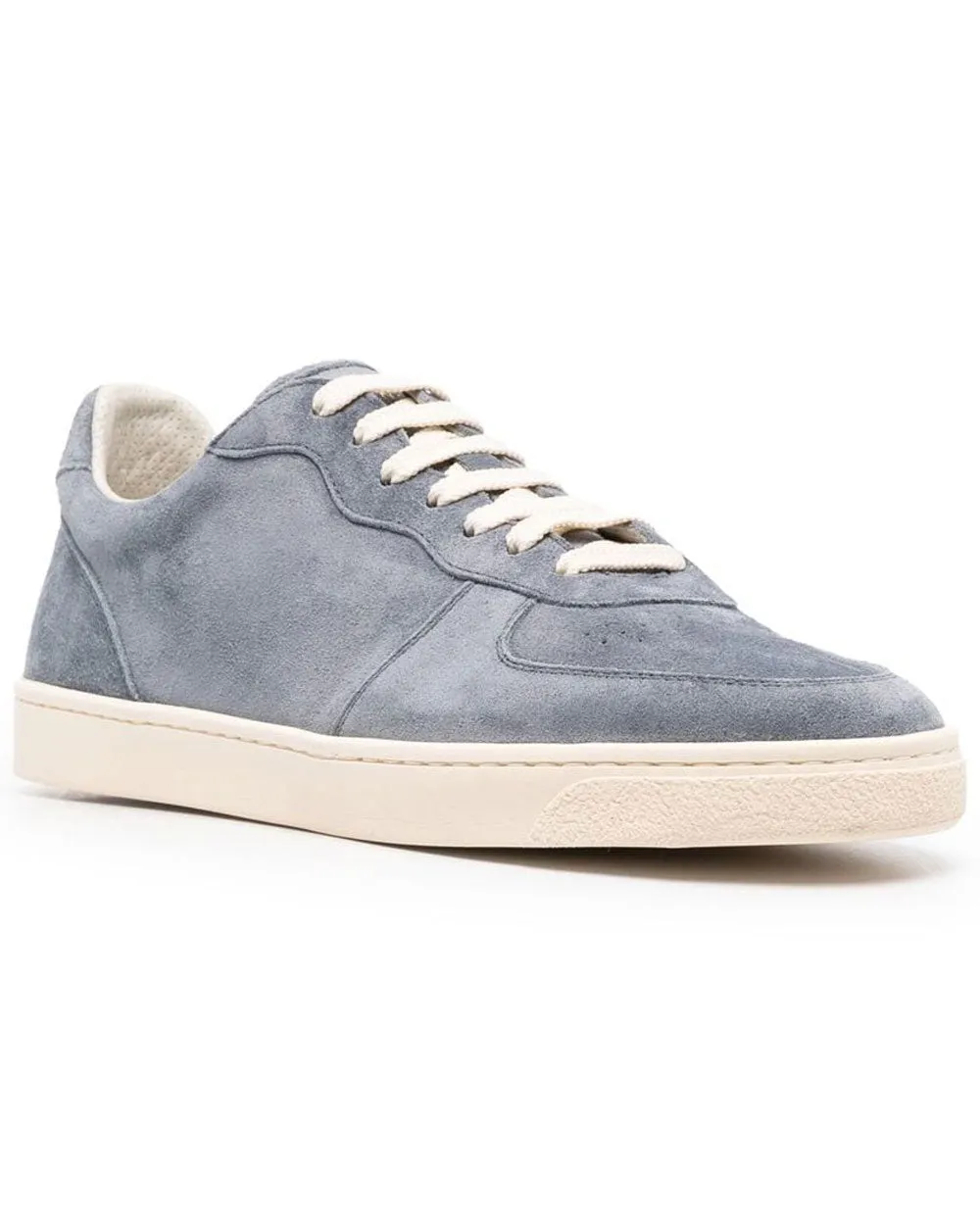 Blue Suede Low Top Sneaker