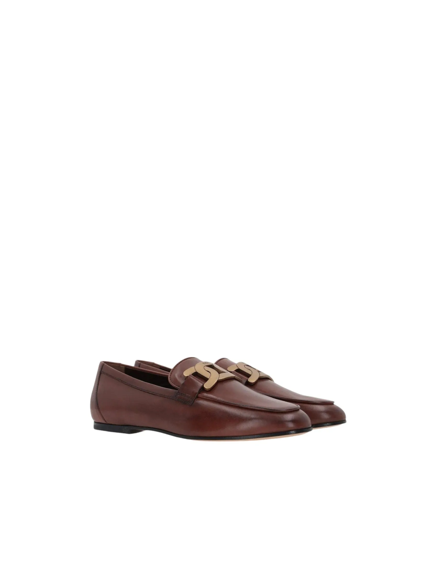Kate Brushed Leather Loafers