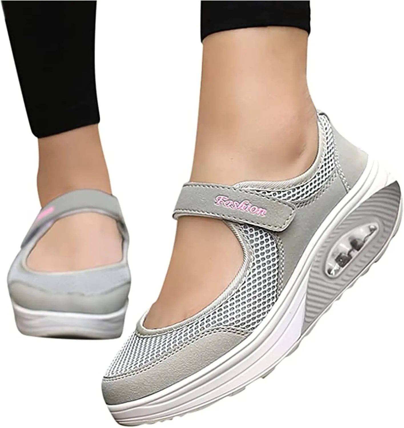 Ladmiple Sneakers For Women Comfortable Shoes Slip On Platform Walking Shoes Dressy Casual Summer Fashion Flats Loafers