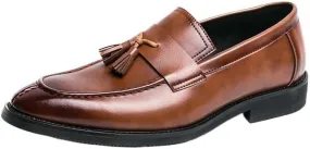 Men's Leather Shoes Men Dress Loafer Shoes Mens Fashion Dress Tuxedo Shoe Slip-on Classic Patent Leather Loafers