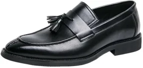 Men's Leather Shoes Men Dress Loafer Shoes Mens Fashion Dress Tuxedo Shoe Slip-on Classic Patent Leather Loafers