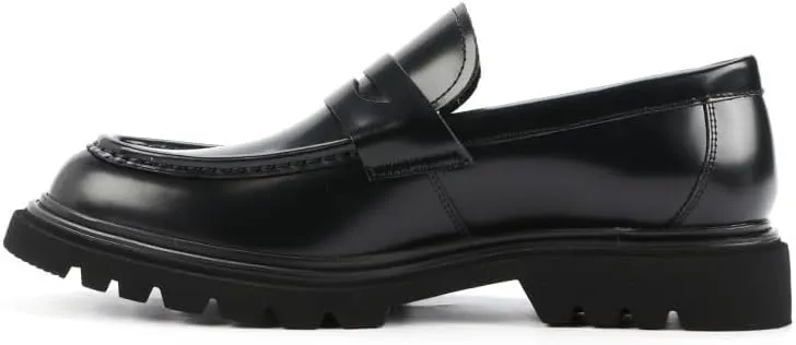 Men's Patent Leather Printing Slip On Platform Loafers Fashion Causal Party Wedding Prom Work Shoes