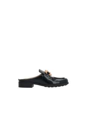 Monsieur Leather Mule Loafers