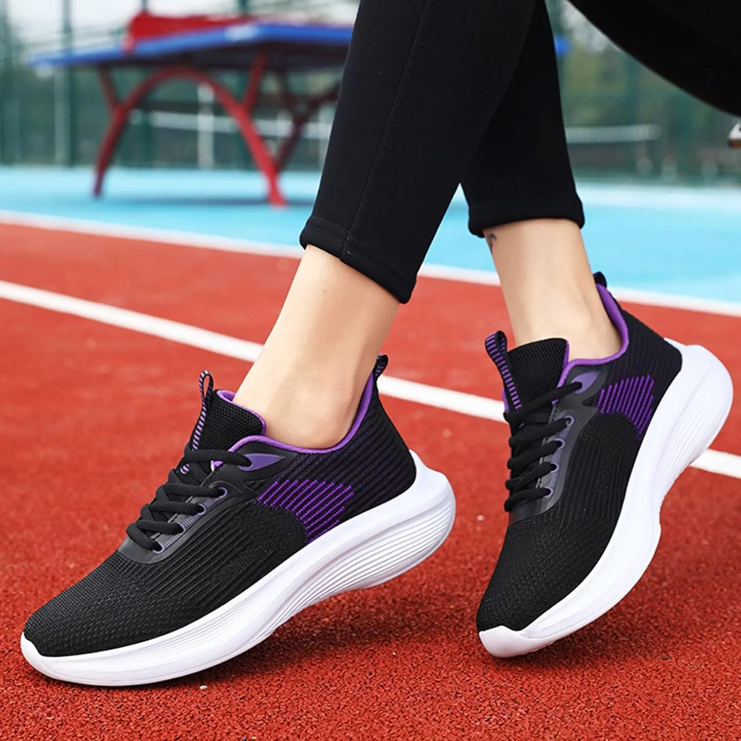 Running Shoes Womens Black Womens Non Slip Work Shoes Food Service All Black Black Non Slip Nurse Shoes for Women Women's Sneakers Wide Zapatos OrtopéDicos para Trabajo De Mujer Restaurante