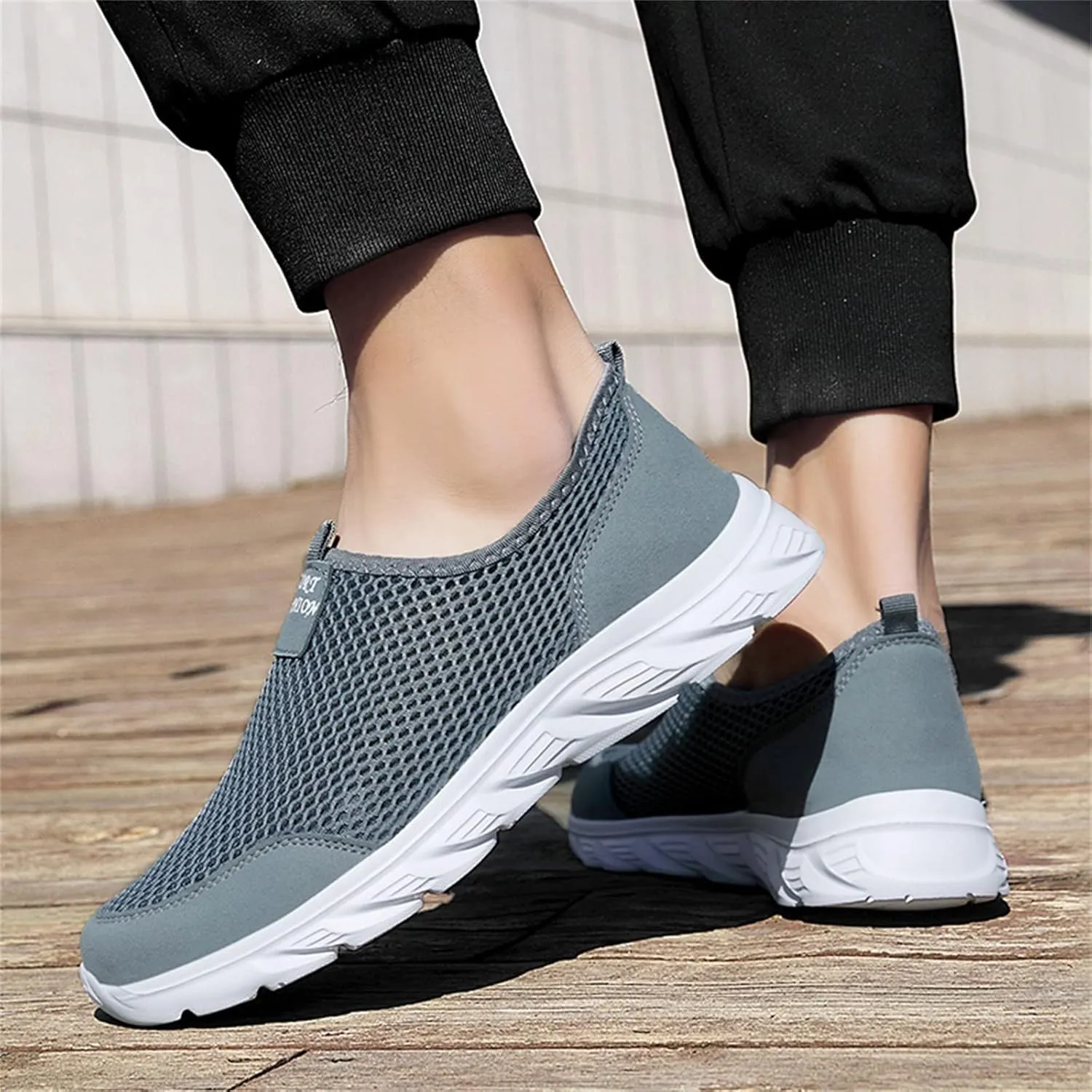 Sneakers for Women Walking Shoes Non Slip Lightweight Tennis Shoes Men Boots Casual Slip On Shoes White Sneakers Steel Toe Tennis Shoe White Loafers